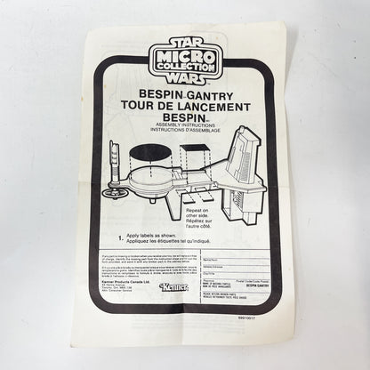 Micro Collection Bespin Gantry - Canadian Box - Vintage Kenner (1982)