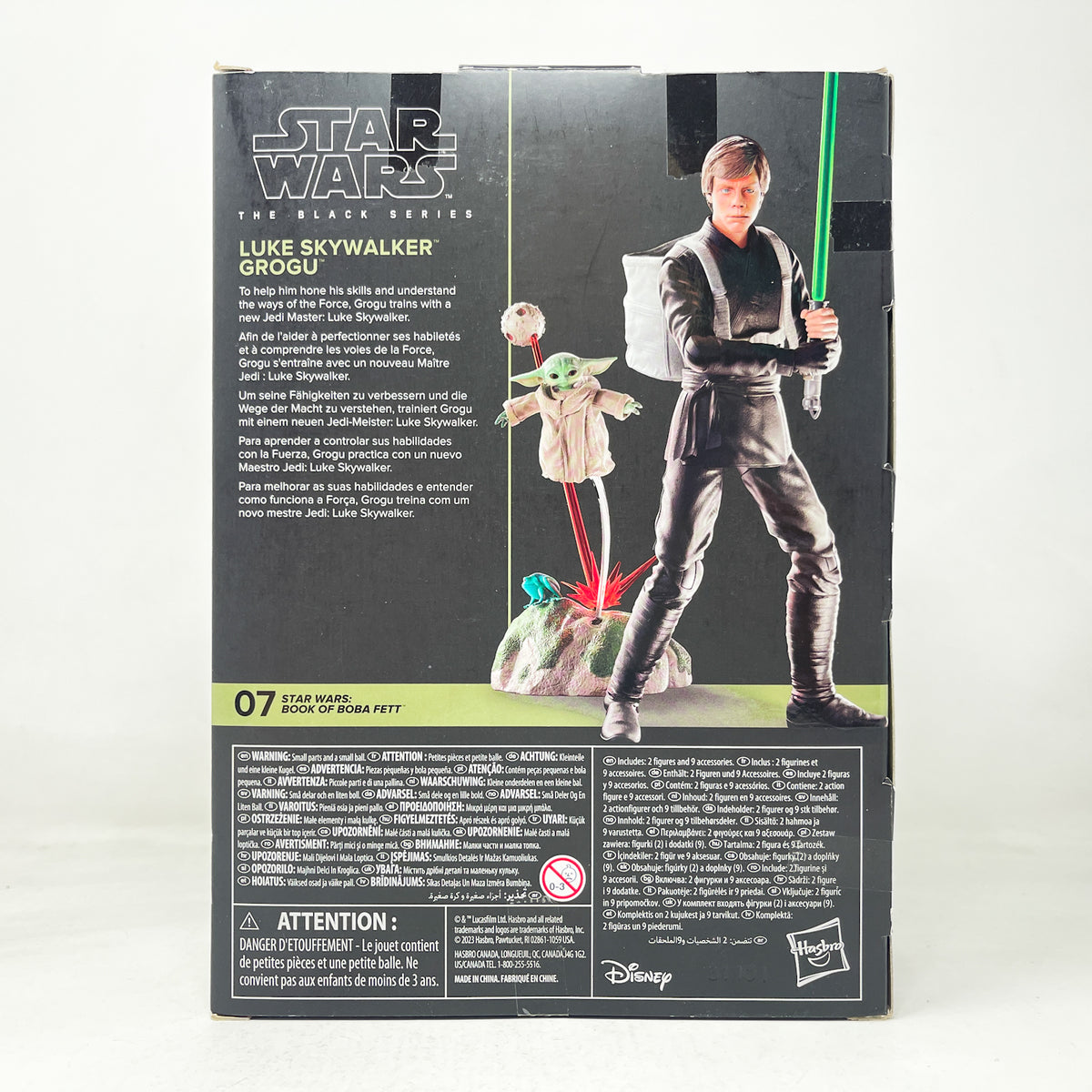 Luke Skywalker & Grogu (Deluxe 2-pack) BOBF 03 - Hasbro Black Series (2023)