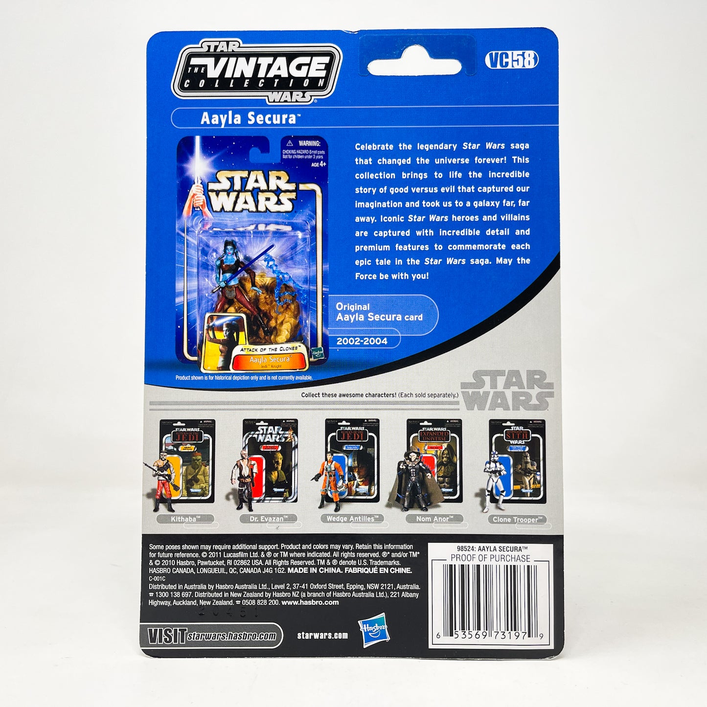 VC058 Aayla Secura - ROTS (2011) -  The Vintage Collection