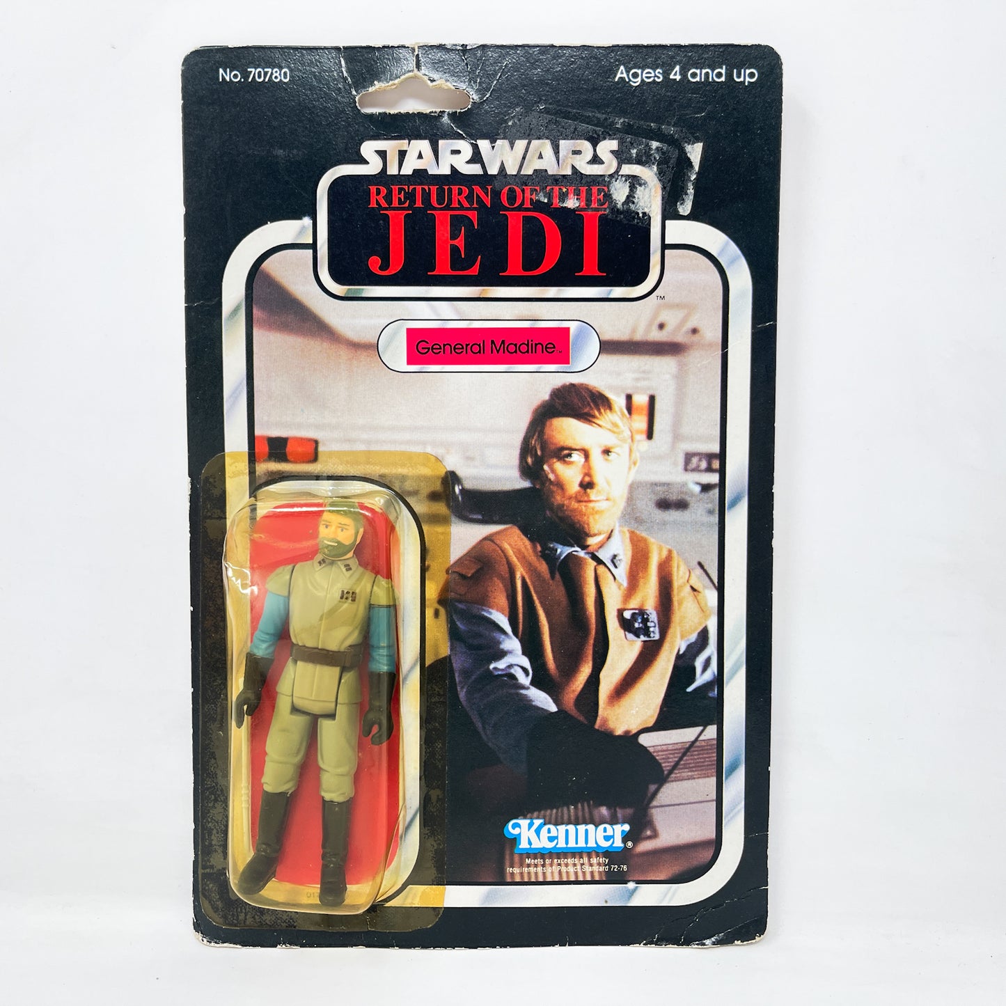 General Madine ROTJ 65B Back - Mint on Card