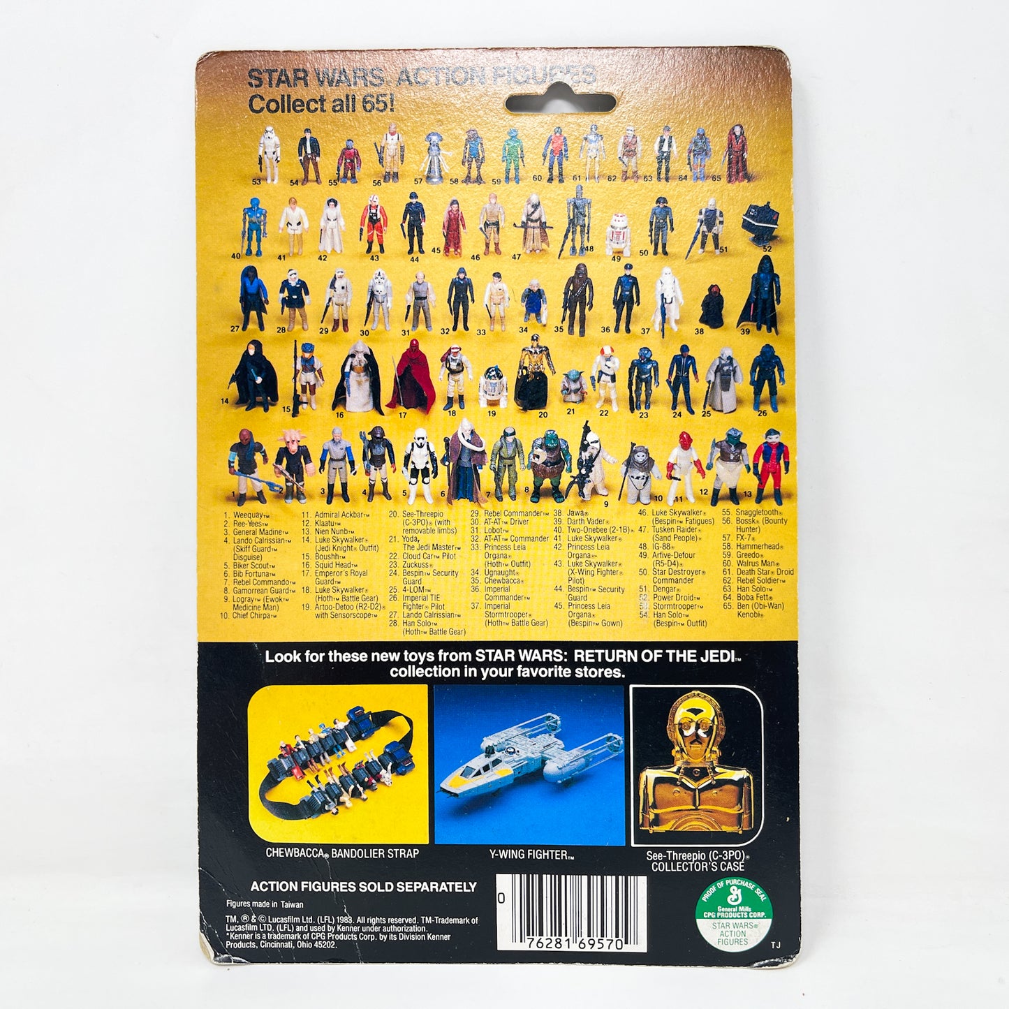 Biker Scout ROTJ 65B - Mint on Card - Vintage Kenner Figure (1983)