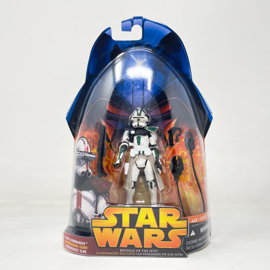 Clone Commander (Green) #33 - Hasbro ROTS 2005