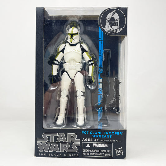 Clone Trooper Sergeant #07 - Blue Line - Hasbro Black Series (2014)