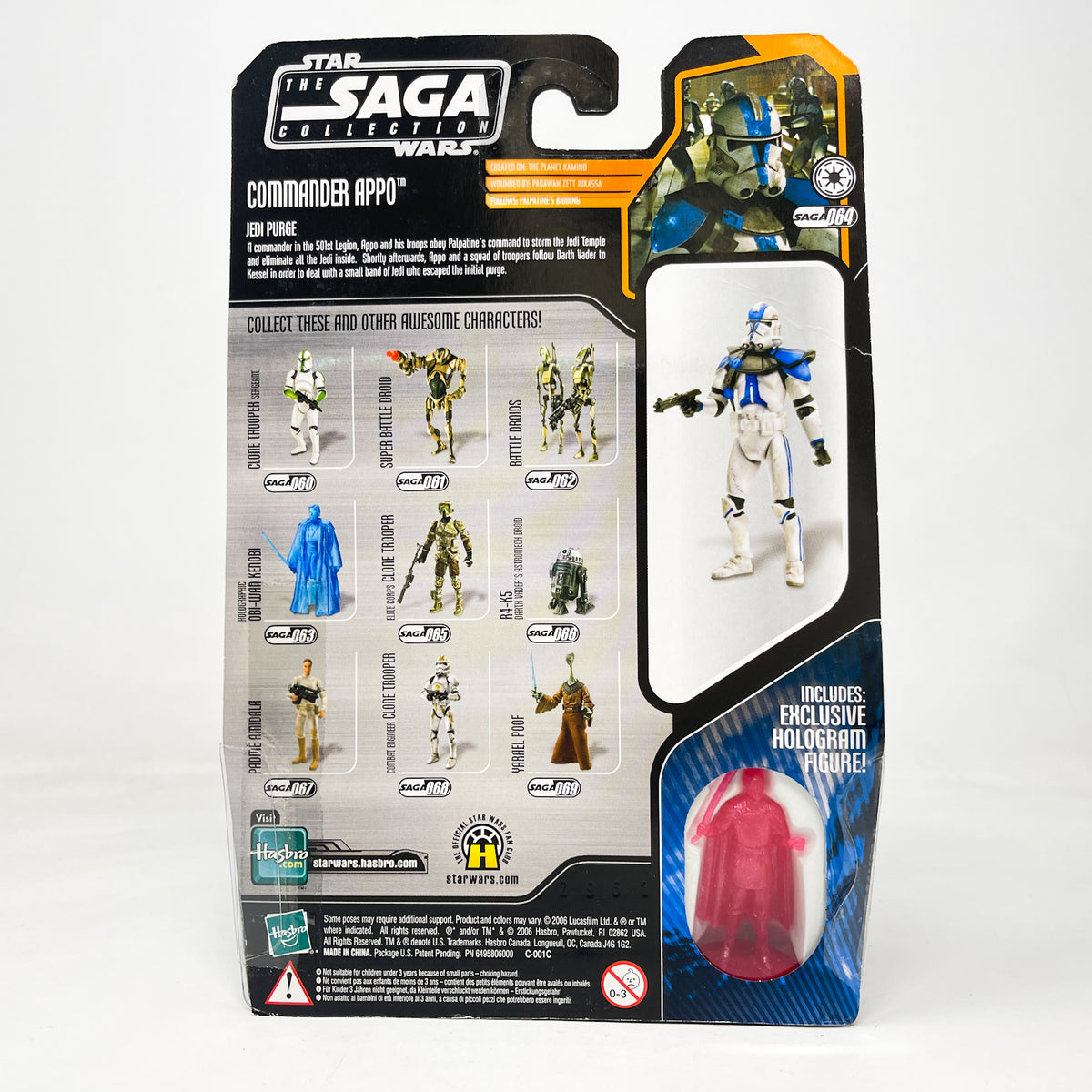 Commander Appo #64 - Hasbro Saga Collection (2007)