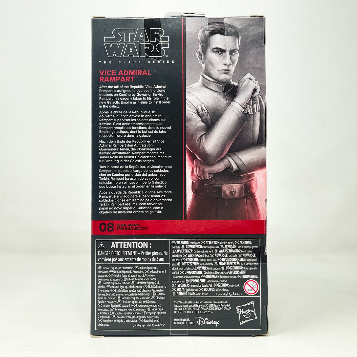 Vice Admiral Rampart (The Bad Batch) BB 08 - Hasbro Black Series (2021)