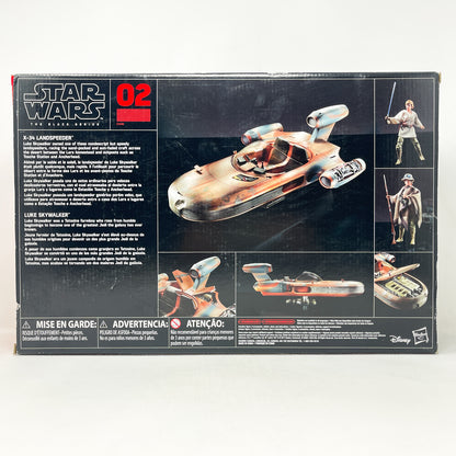 X-34 Landspeeder and Luke Skywalker - Hasbro Black Series (2017)
