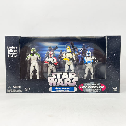 Clone Trooper Troop Builder 4-pack Colour Set - Original Trilogy Collection - MISB (2005)