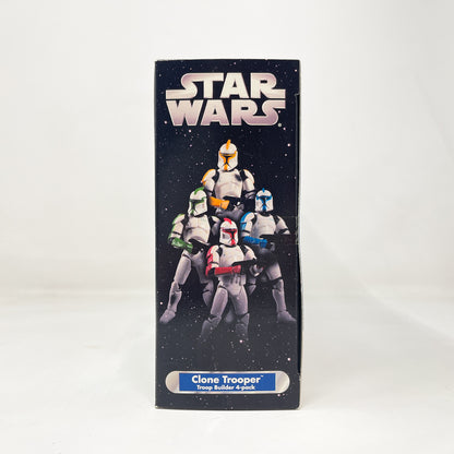 Clone Trooper Troop Builder 4-pack White Set - Original Trilogy Collection - MISB (2005)