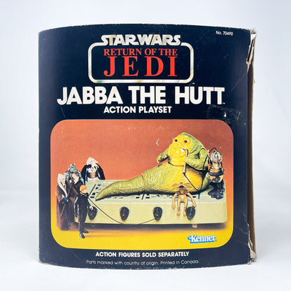 Jabba the Hutt Playset - Complete in Canadian Box - Vintage Kenner (1983)
