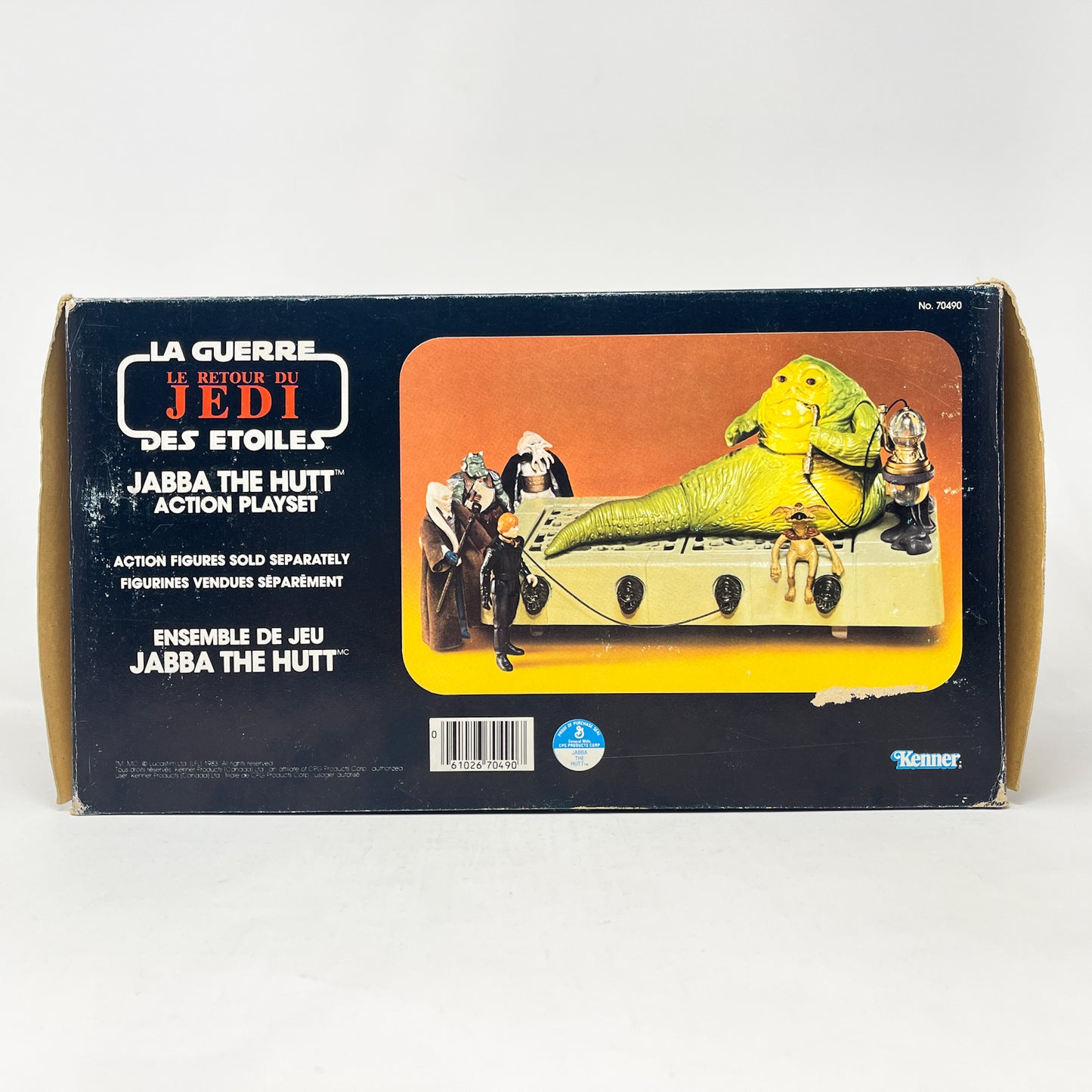 Jabba the Hutt Playset - Complete in Canadian Box - Vintage Kenner (1983)