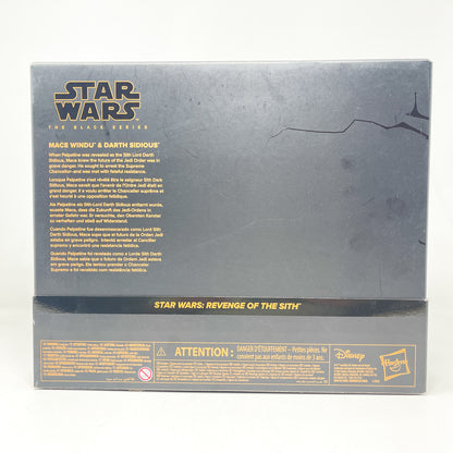 Mace Windu & Darth Sidious 2-Pack – Hasbro The Black Series (2025)