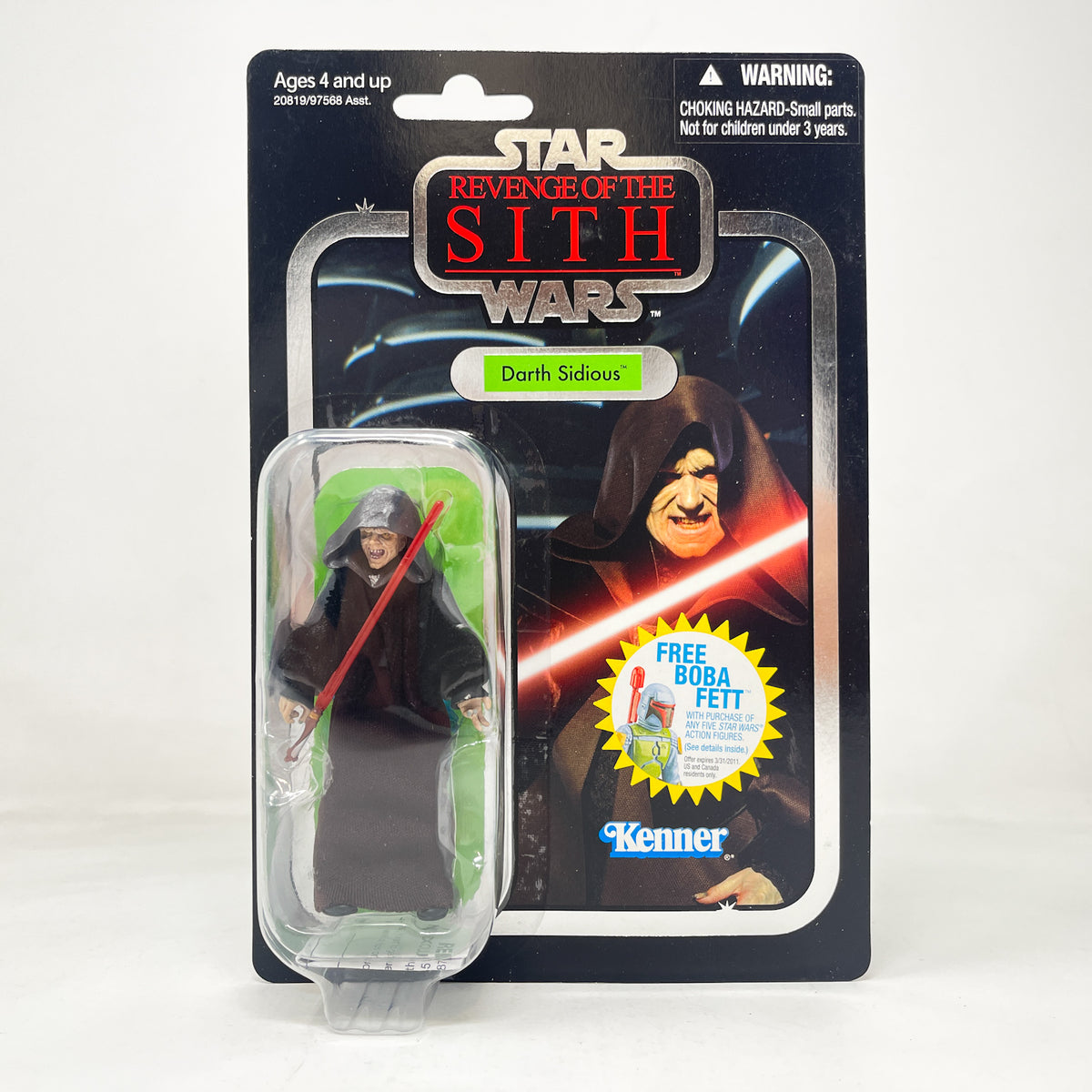 VC012 Darth Sidious FOIL (ROTS) - Hasbro Vintage Collection (2010)
