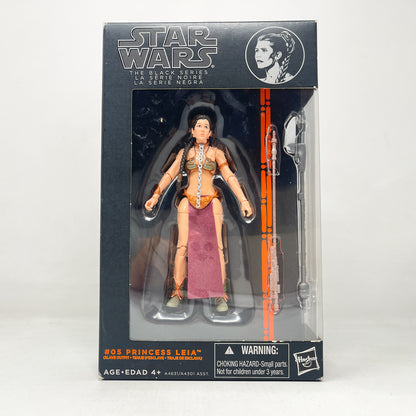 Princess Leia (Slave Outfit) #05 - Orange Line - Hasbro Black Series (2013)