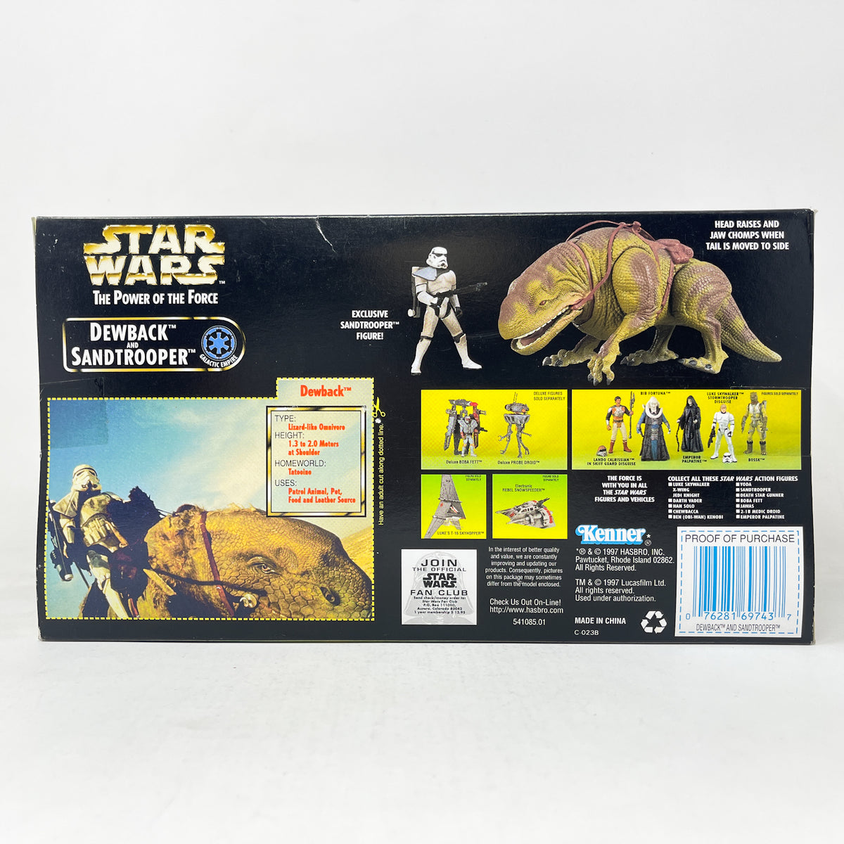 Dewback with Sandtrooper  - Power of the Force 1997 - Hasbro Kenner Star Wars (1997)