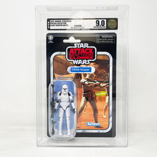 VC045 Clone Trooper - AOTC (2019) Reissue AFA Graded 9.0 - The Vintage Collection Hasbro Star Wars