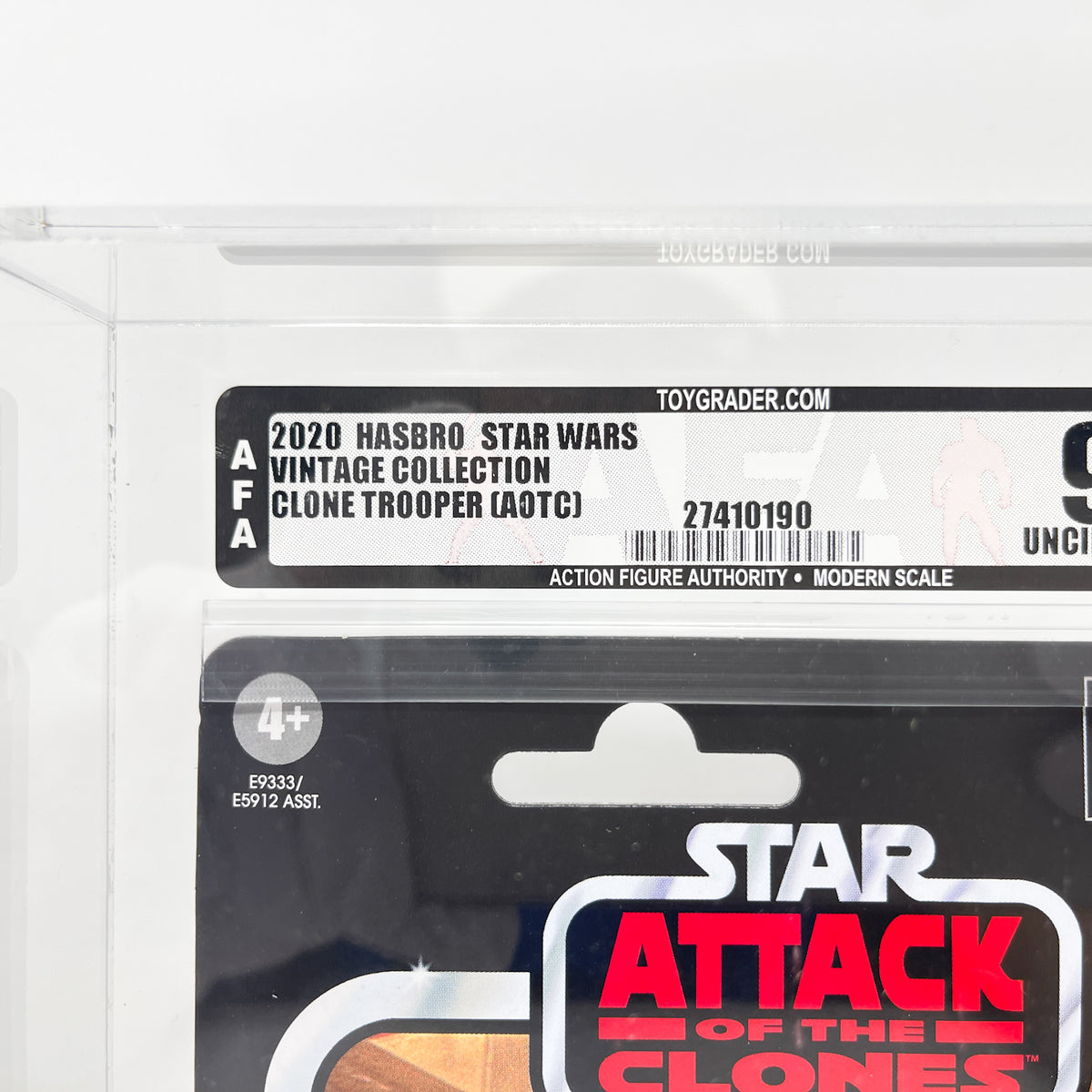 VC045 Clone Trooper - AOTC (2019) Reissue AFA Graded 9.0 - The Vintage Collection Hasbro Star Wars