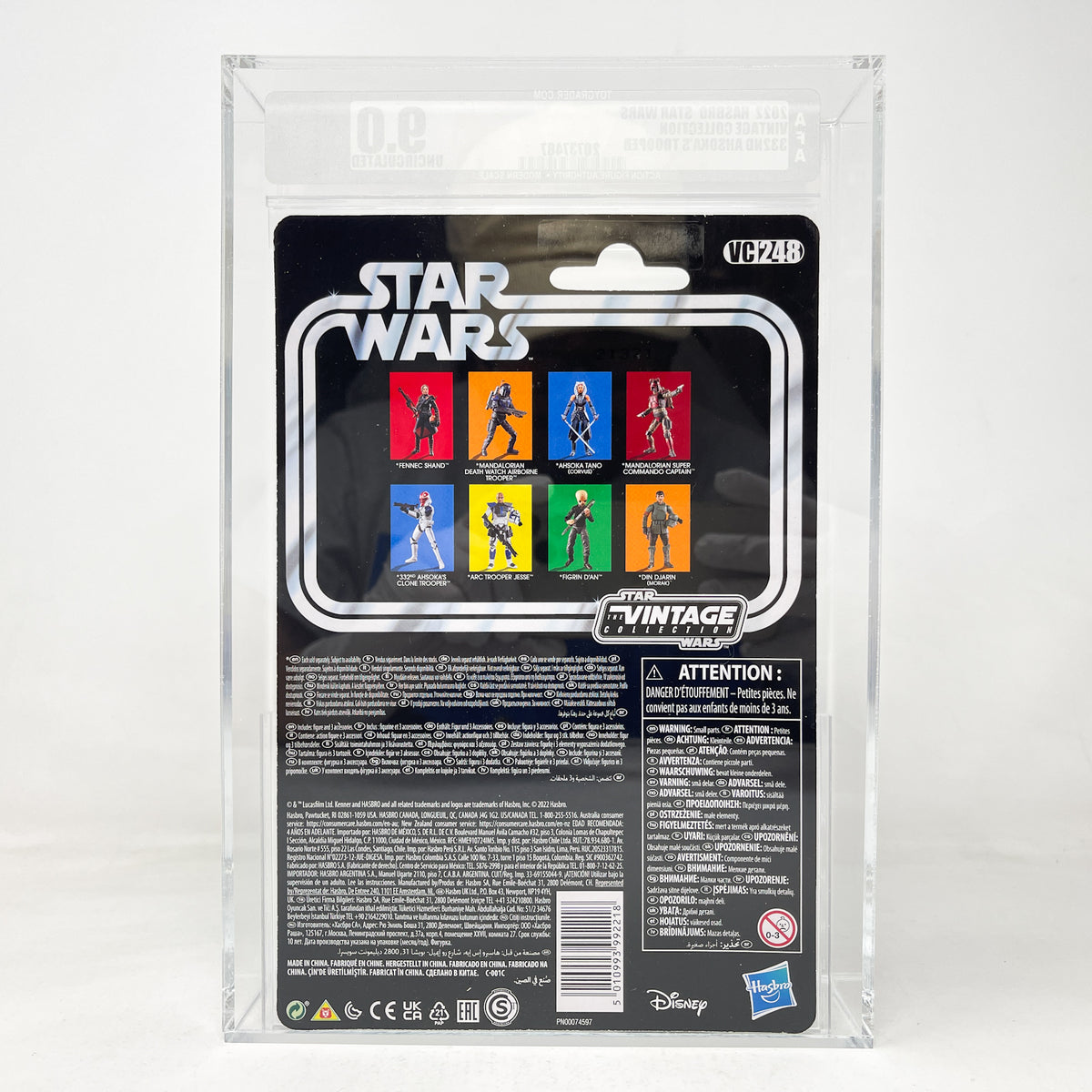 VC248 332nd Ahsoka’s Clone Trooper AFA Graded 9.0 - The Vintage Collection Hasbro Star Wars
