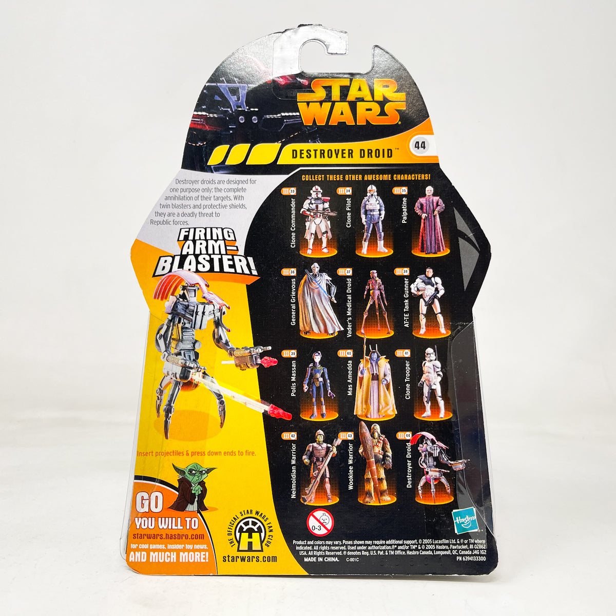 Destroyer Droid (Firing Arm-Blaster) #44 - Hasbro ROTS 2005