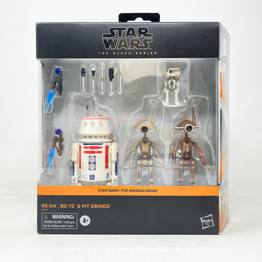 R5-D4, BD-72 & Pit Droids (Deluxe) - Hasbro Black Series (2024)