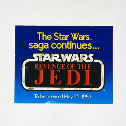 ROTJ Kenner Revenge of the Jedi Mailer Insert