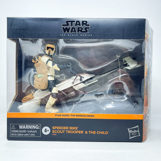 Speeder Bike Scout Trooper and The Child - Hasbro Black Series (2020)