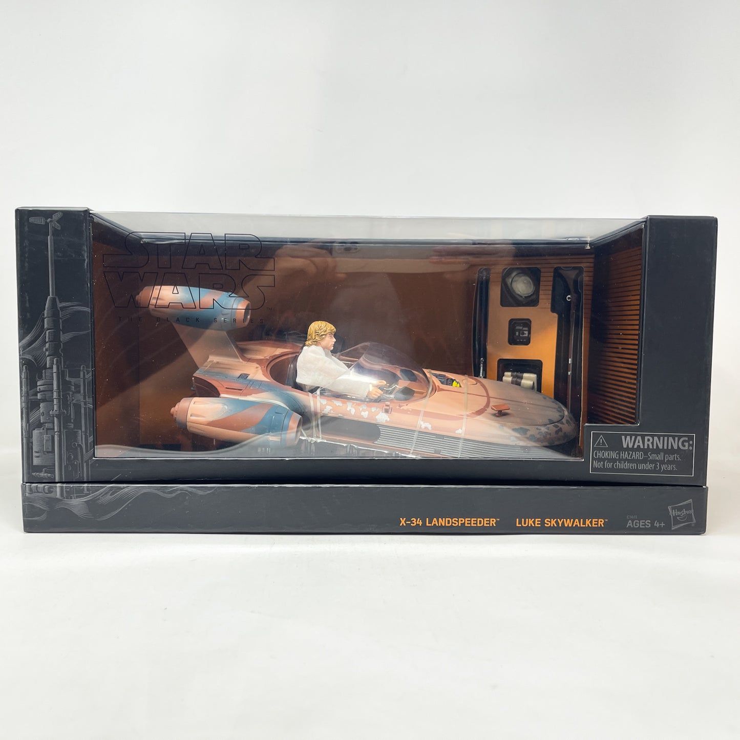 X-34 Landspeeder and Luke Skywalker (SDCC Packaging) - Hasbro Black Series (2017)