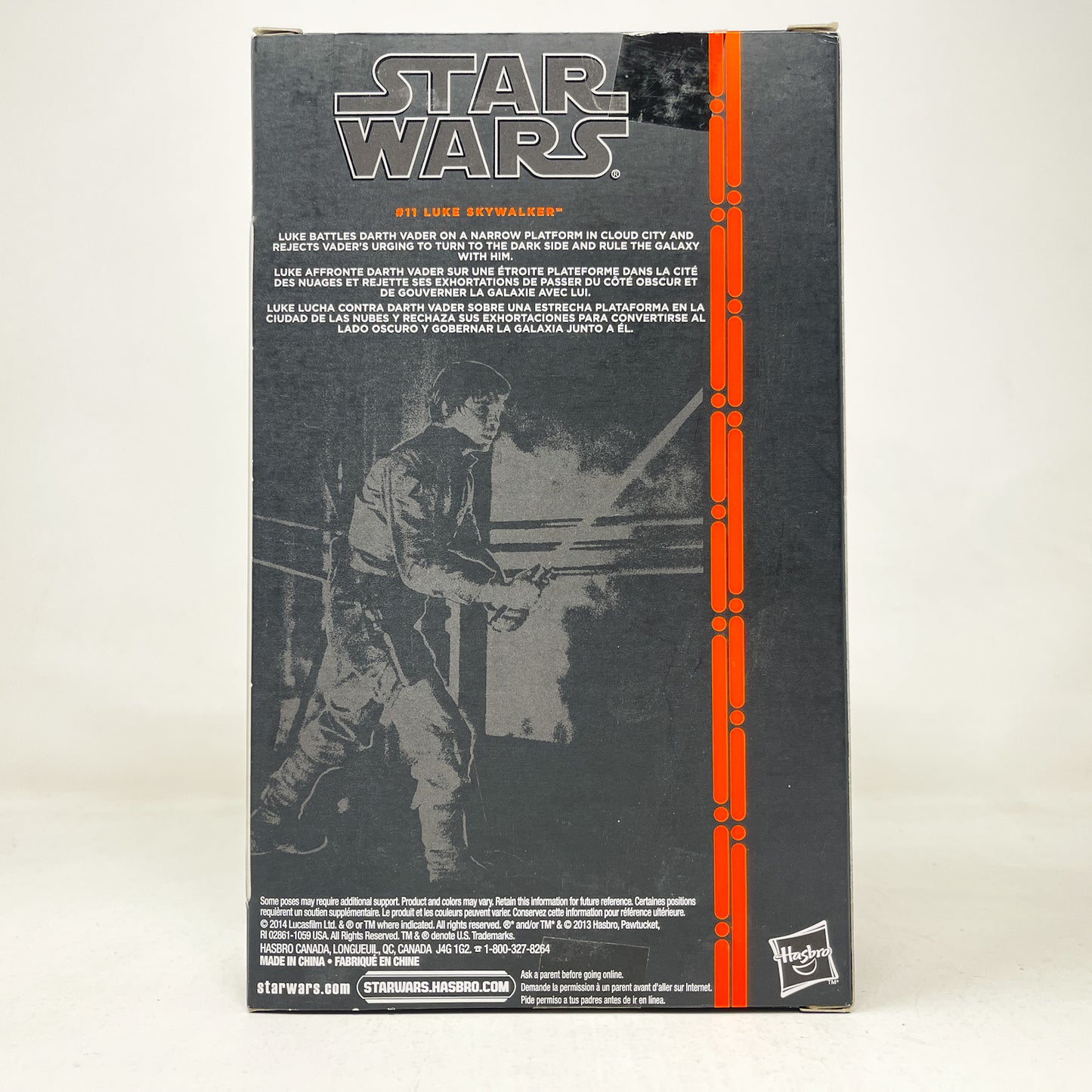 Luke Skywalker (Bespin) #11 - Orange Line - Hasbro Black Series (2014)