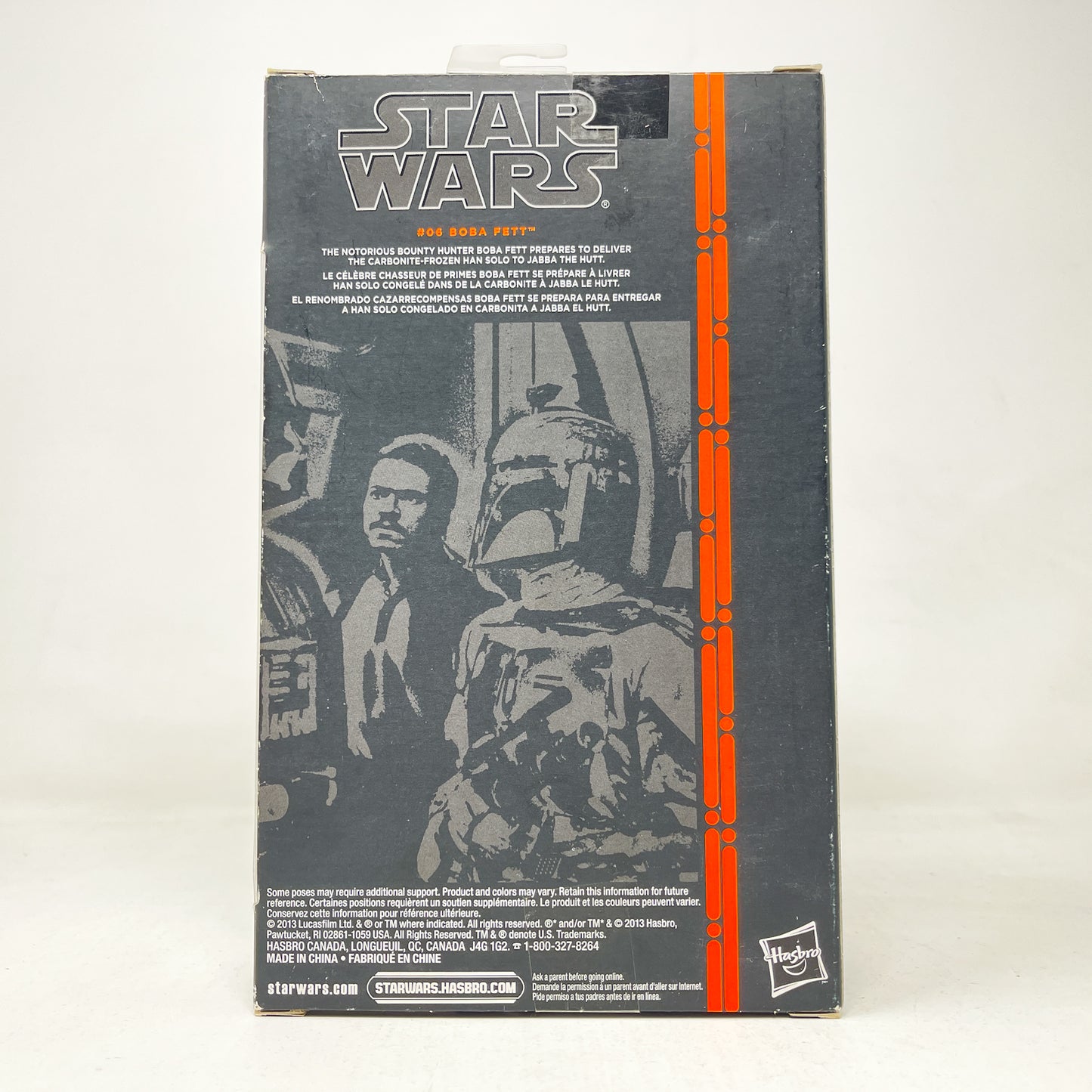 Boba Fett #06 - Orange Line - Hasbro Black Series (2013)