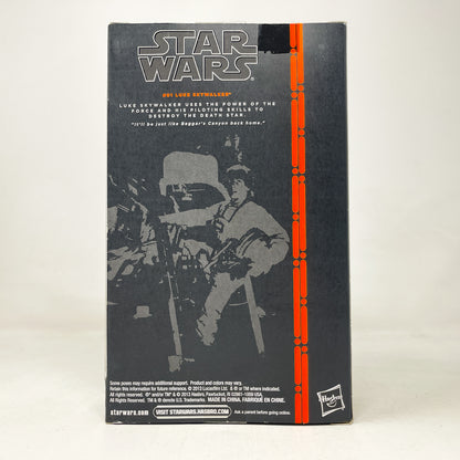 Luke Skywalker (X-Wing Pilot) #01 - Orange Line - Hasbro Black Series (2013)