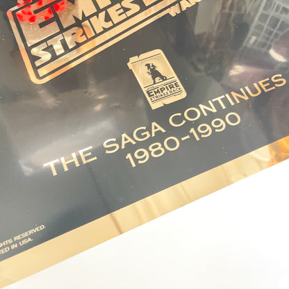 Empire Strikes Back 10th Anniversary Gold Mylar Poster (1990)