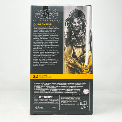 Quinlan Vos - Clone Wars #22 - Hasbro Black Series (2026)