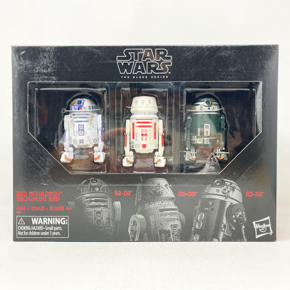 Red Squadron Astromech Droid 3 Pack - Hasbro Black Series (2018)
