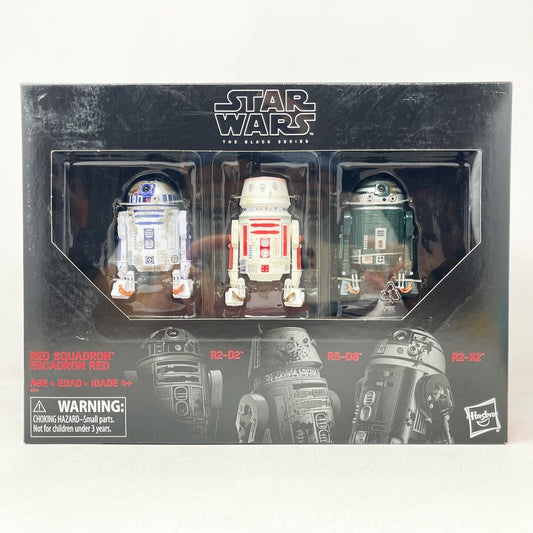 Red Squadron Astromech Droid 3 Pack - Hasbro Black Series (2018)