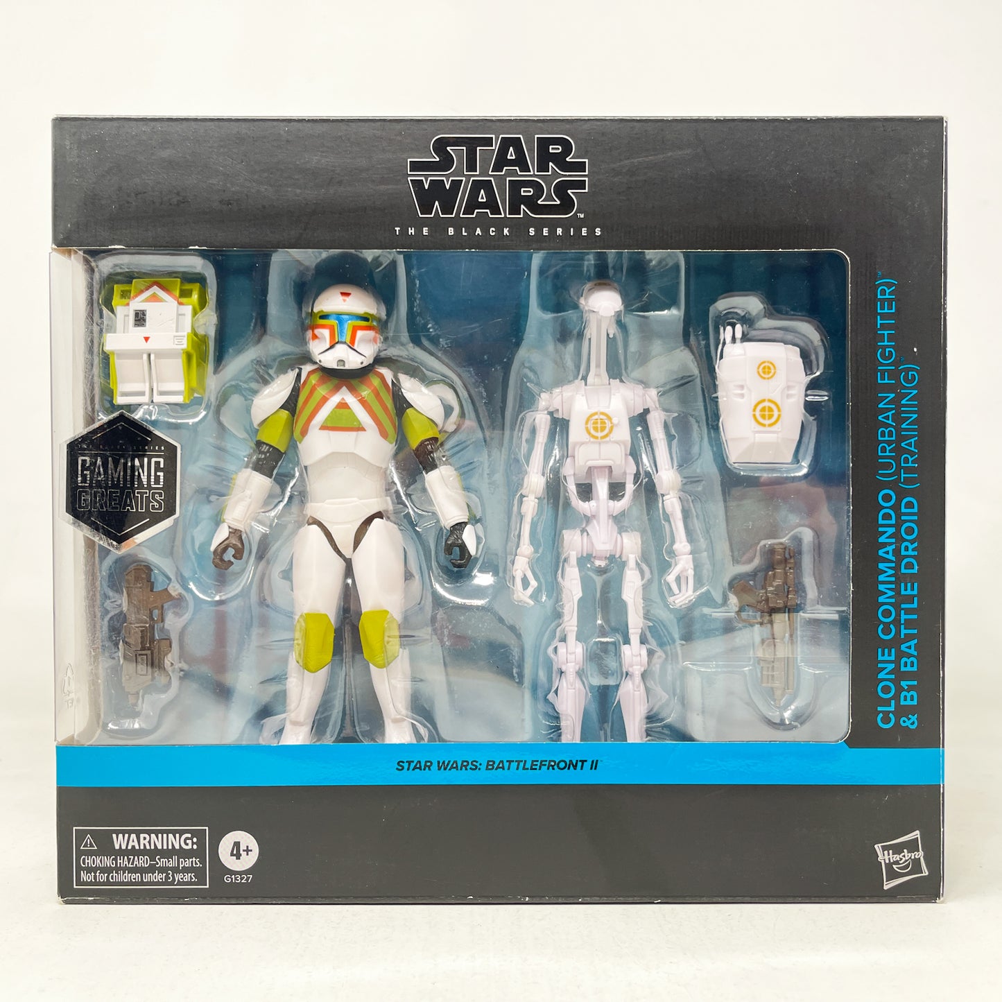Clone Commando (Urban Fighter) & B1 Battle Droid (Training) 2-Pack - Hasbro Black Series (2024)