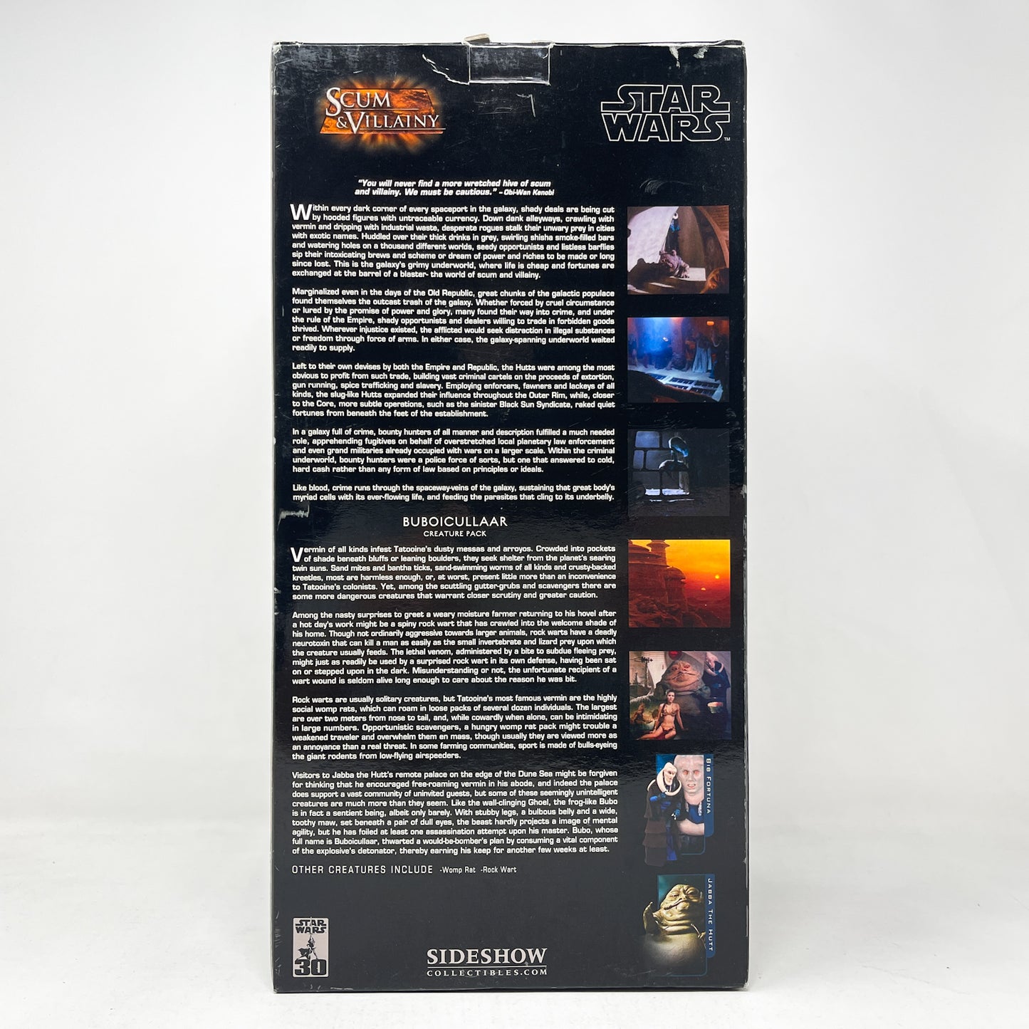Jabba's Palace Buboicullaar Creature Pack– Sideshow Collectibles Sixth Scale Figure (2007)