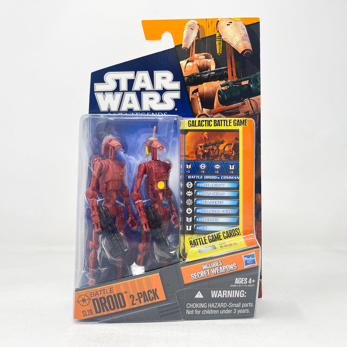 Battle Droids - Red (SL20) - Hasbro Saga Legends 2010 Star Wars Action Figure 2-Pack