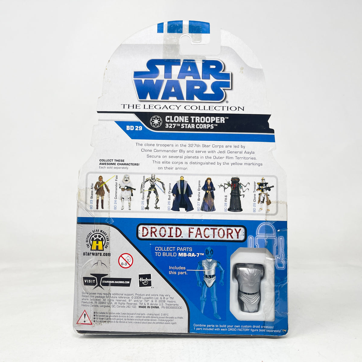 Clone Trooper (327th Star Corps) BD 29 - Hasbro Legacy Collection (2008)