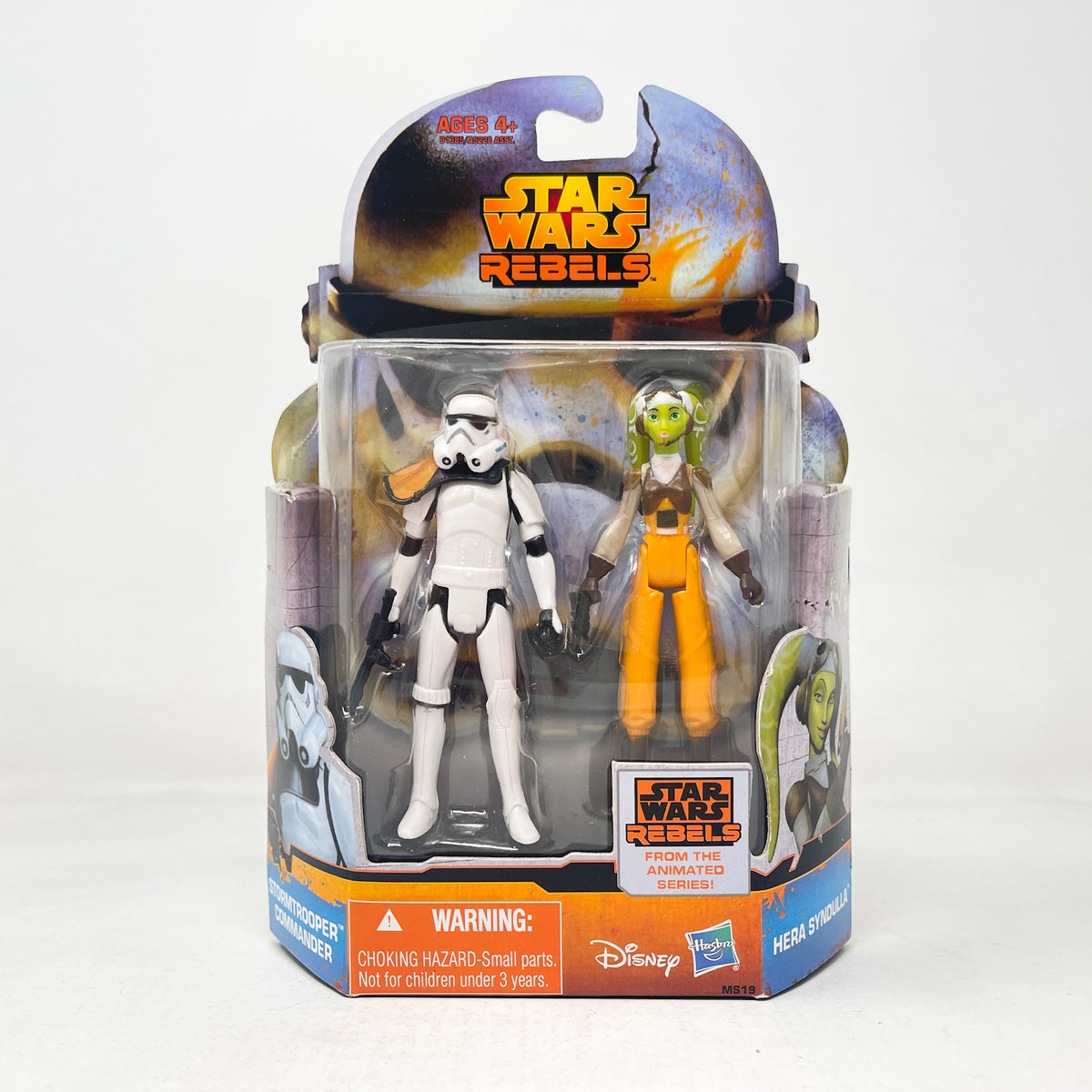 Stormtrooper Commander & Hera Syndulla MS19 - Hasbro 2015 Rebels Mission Series 3.75" Star Wars Action Figure 2 Pack