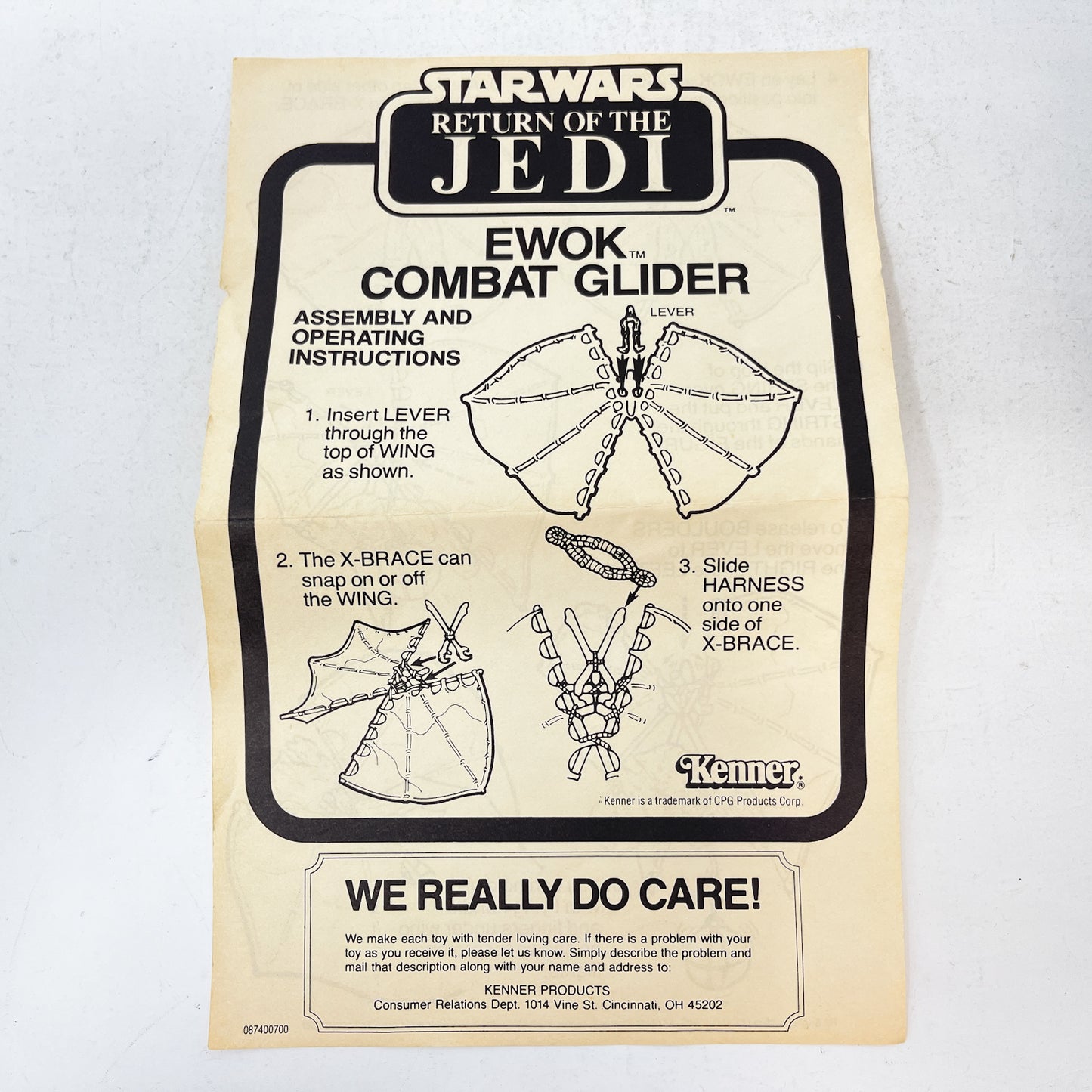 Ewok Combat Glider - Mint in Box - Vintage Kenner (1983)