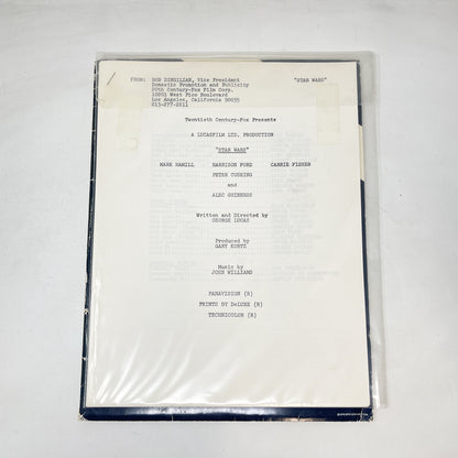 Star Wars Movie Press Kit Summer 1978 - Vintage