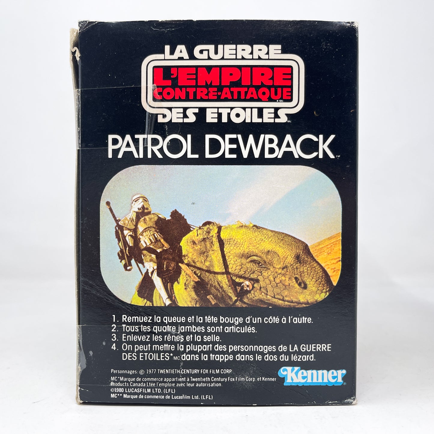 Dewback - Complete in Canadian Box w/ Black Sticker - Vintage Kenner (1981)