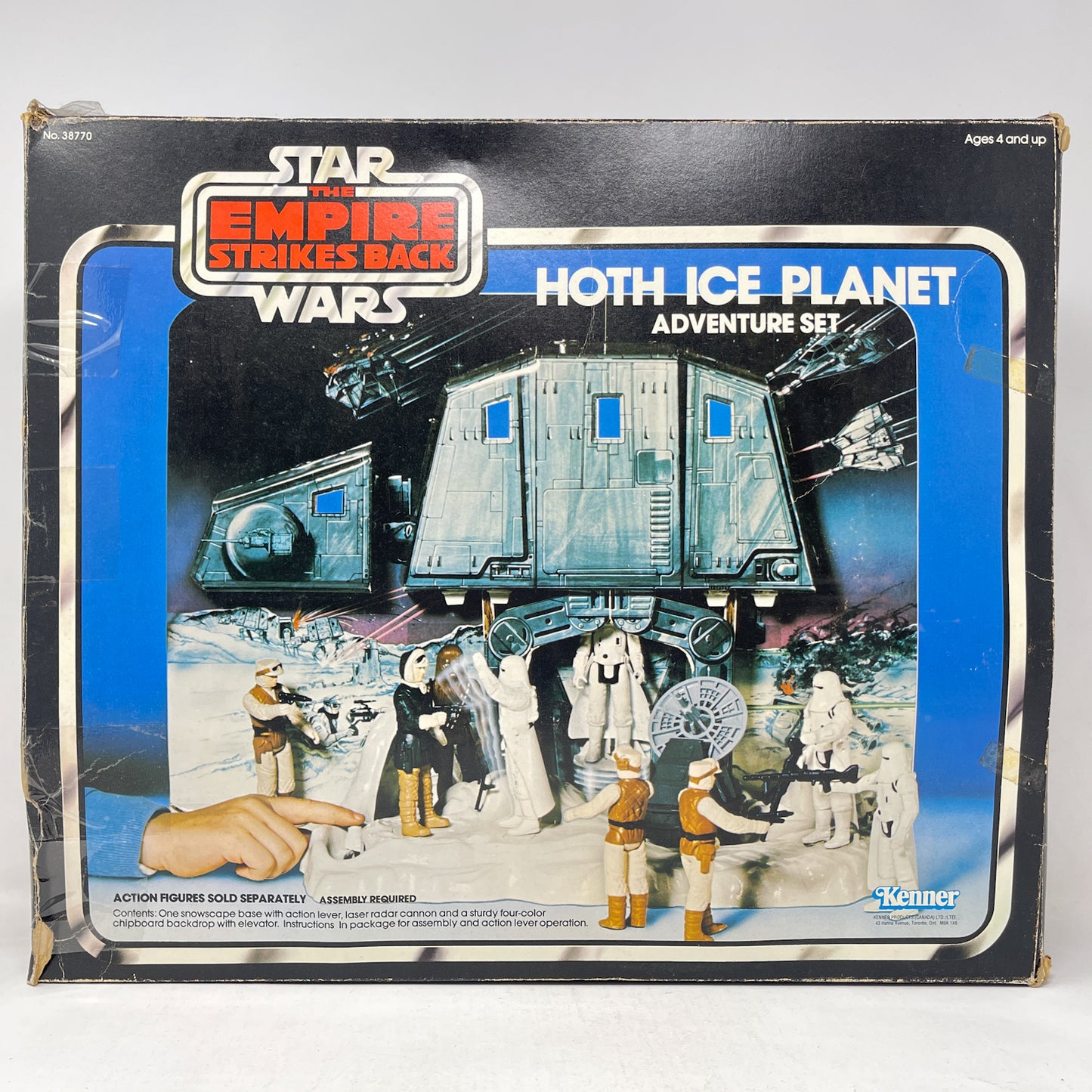 Hoth Ice Planet Adventure Playset Canadian Edition - Complete in Box - Vintage Kenner (1982)