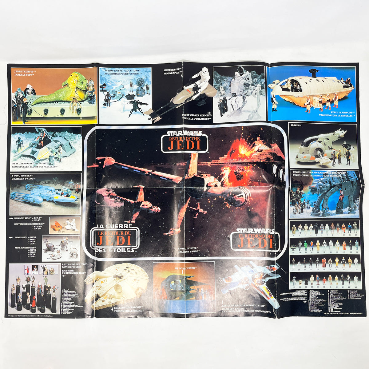Return of the Jedi Palitoy Tri-Logo Poster (1983)