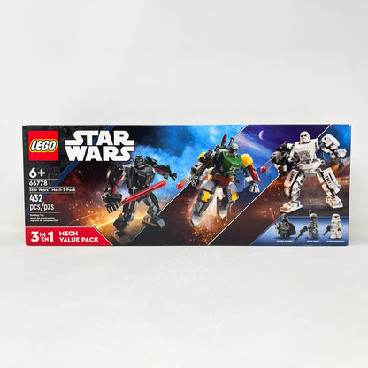 Star Wars Mech 3-Pack 66778 - LEGO Star Wars (2023, Retired) - Sealed