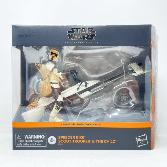 Speeder Bike Scout Trooper and The Child - Hasbro Black Series (2020)