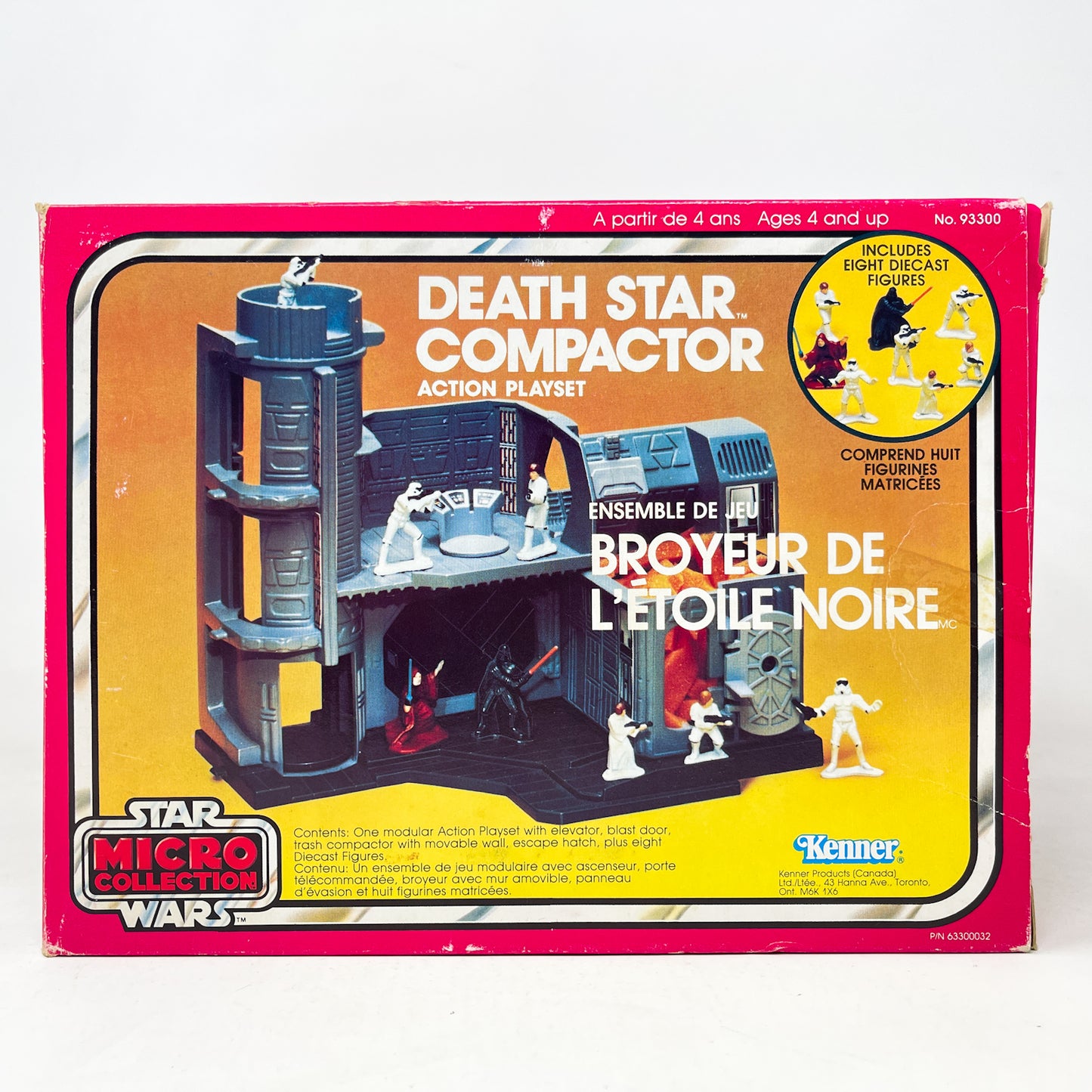 Micro Collection Death Star Compactor - Complete in Canadian Box - Vintage Kenner (1981)