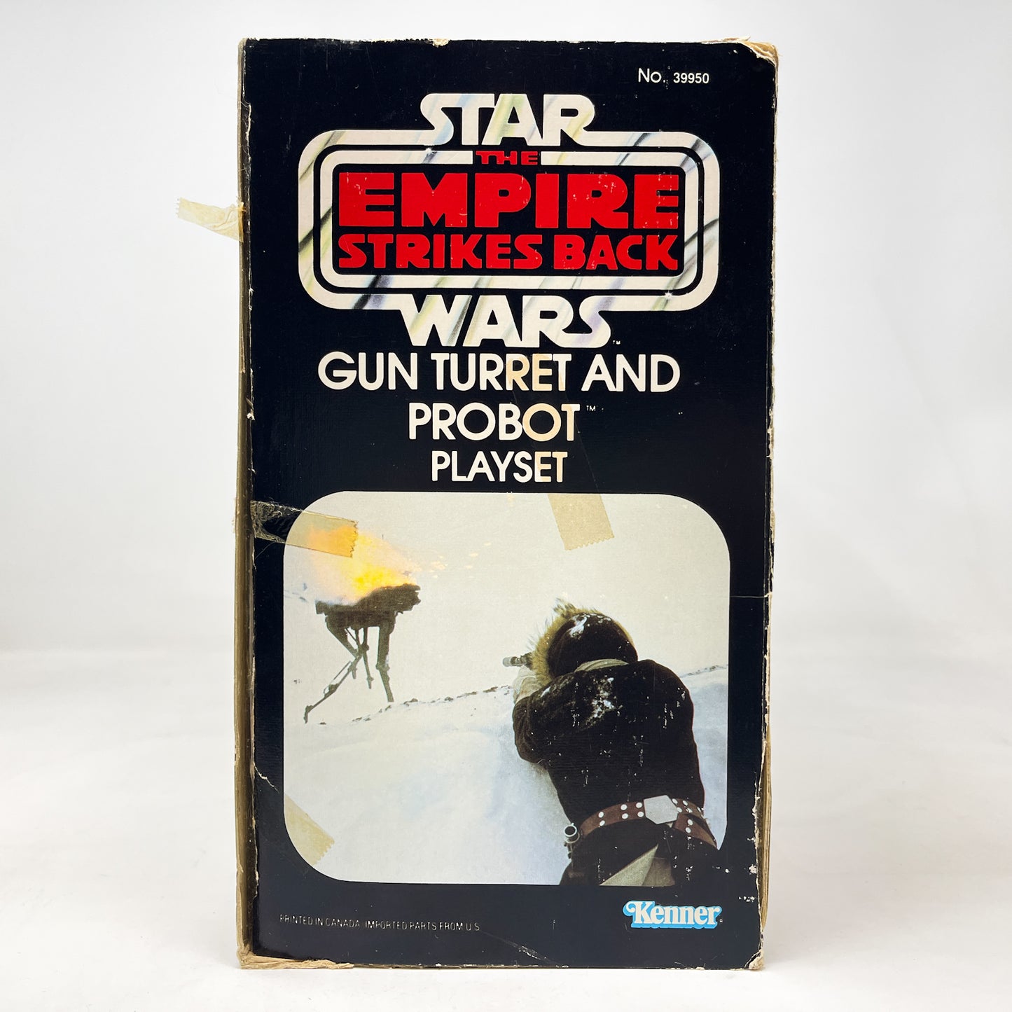 Hoth Gun Turret and Probot Playset - Complete in Canadian Box - Vintage Kenner (1980)