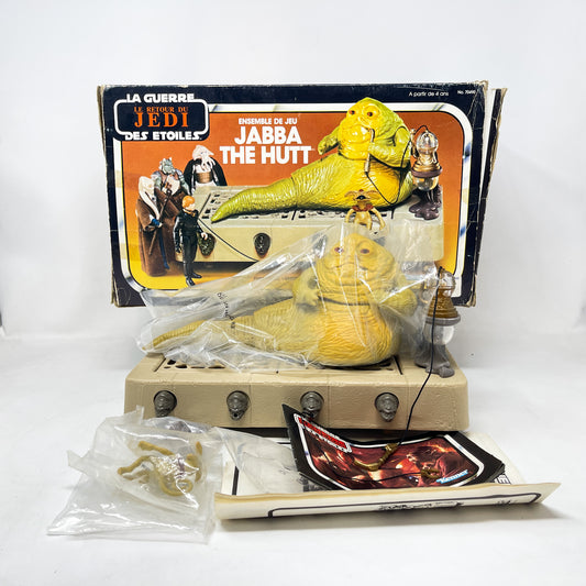 Jabba the Hutt Playset - Complete in Canadian Box - Vintage Kenner (1983)