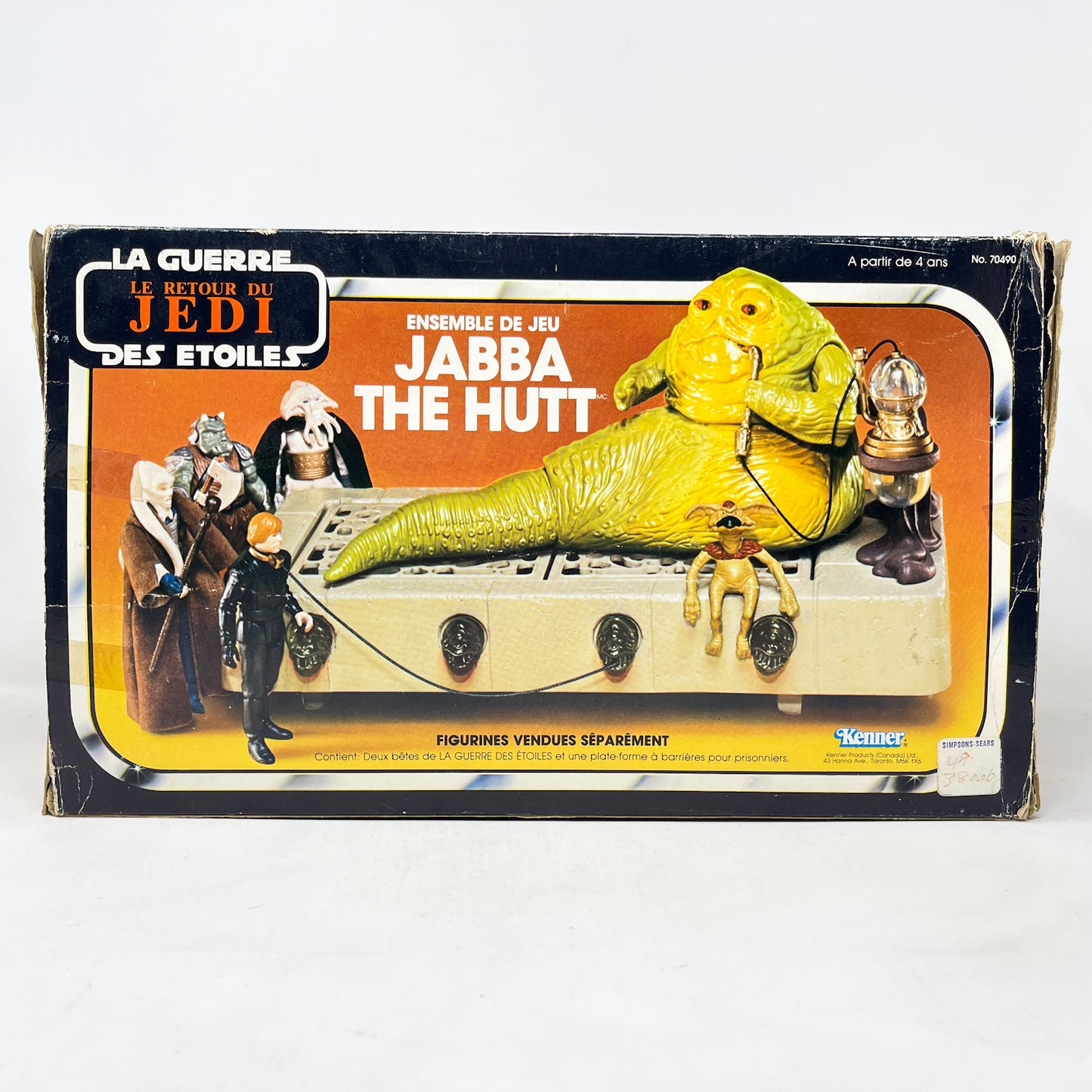 Jabba the Hutt Playset - Complete in Canadian Box - Vintage Kenner (1983)