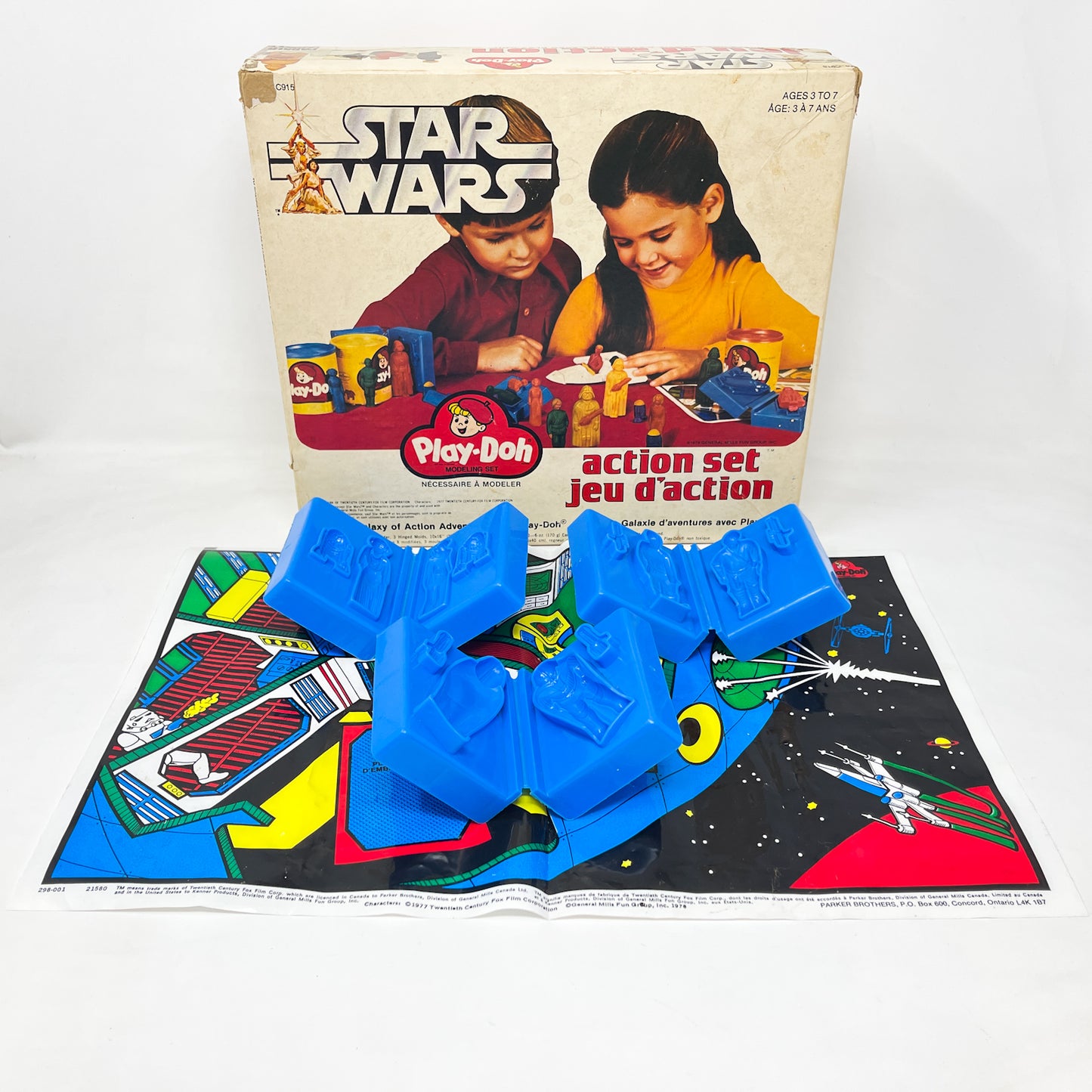 Star Wars Play-Doh Playset in Canada Box - Vintage 1978
